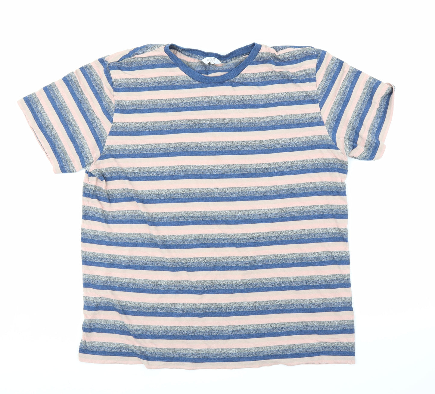 NEXT Mens Multicoloured Striped   T-Shirt Size XL