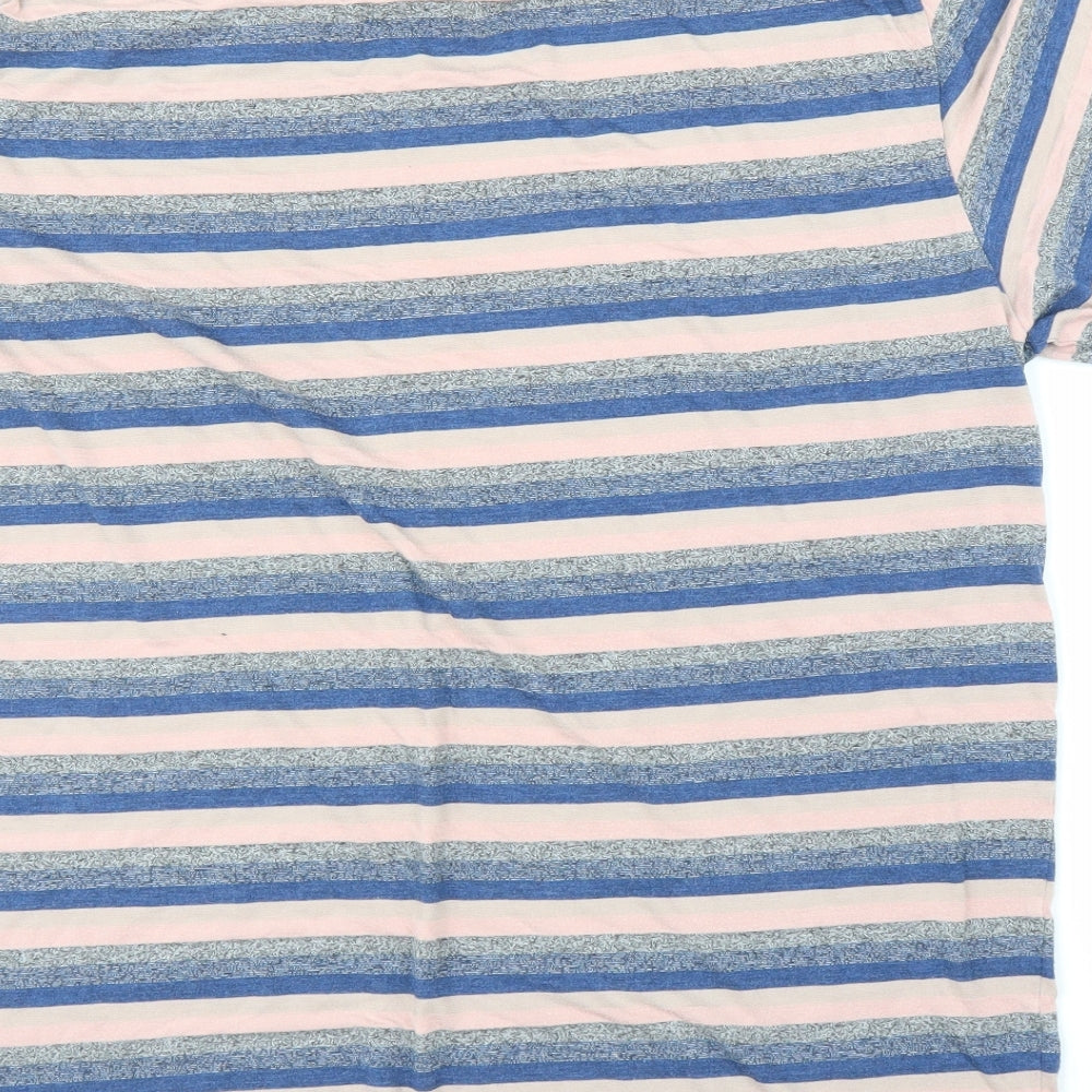NEXT Mens Multicoloured Striped   T-Shirt Size XL