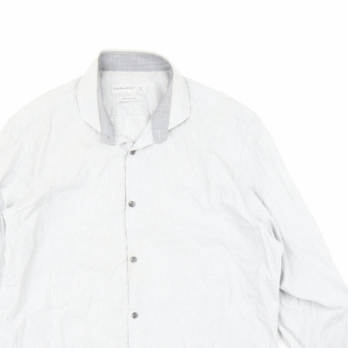Cedar Wood State Mens Grey    Button-Up Size 16
