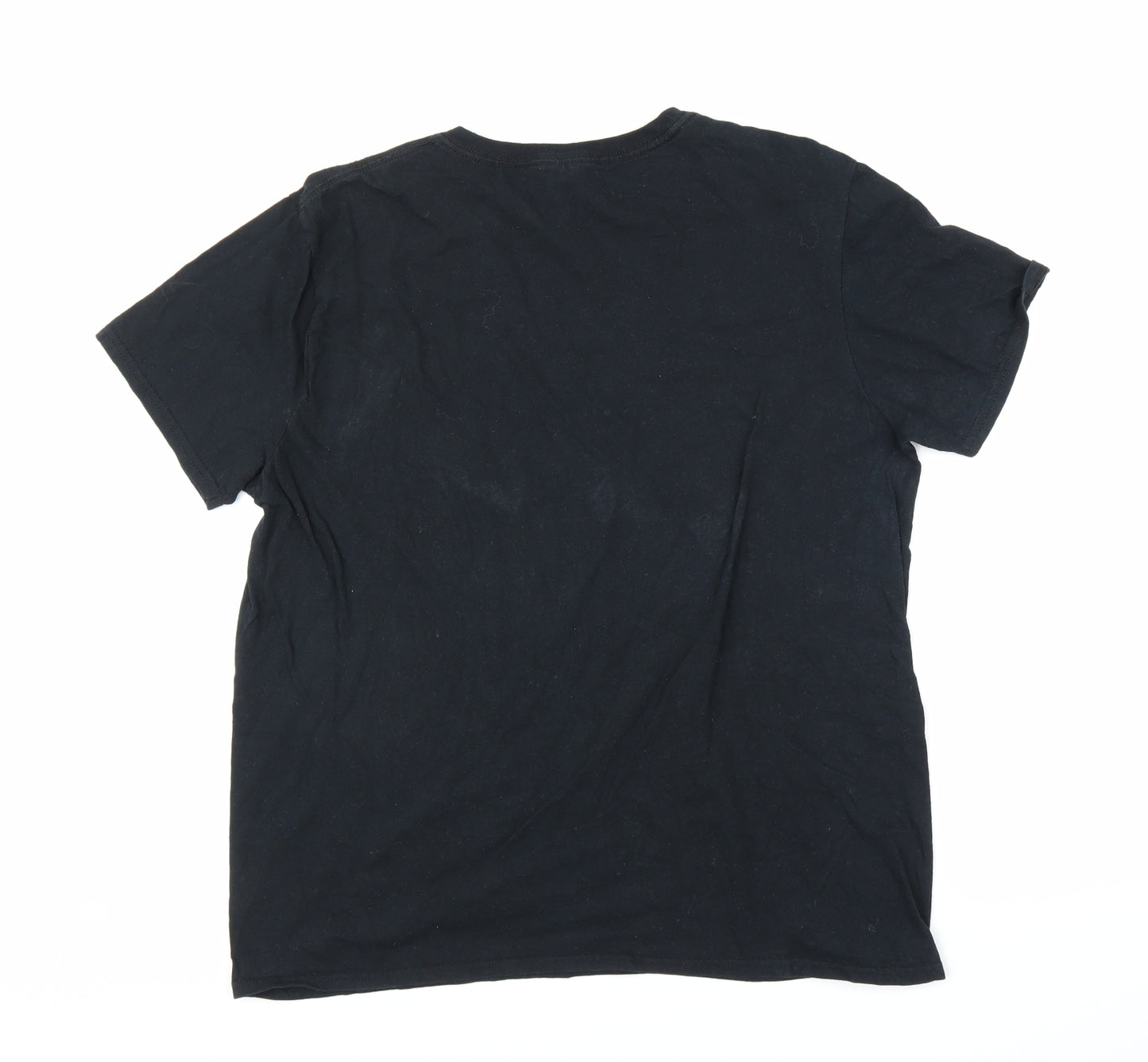 Gildan Mens Black    T-Shirt Size L  - Gremlins