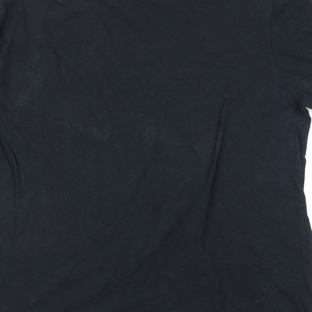 Gildan Mens Black    T-Shirt Size L  - Gremlins