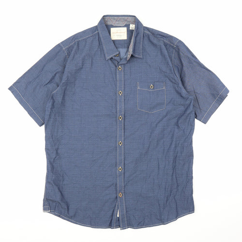 Weatherproof Mens Blue    Button-Up Size XL
