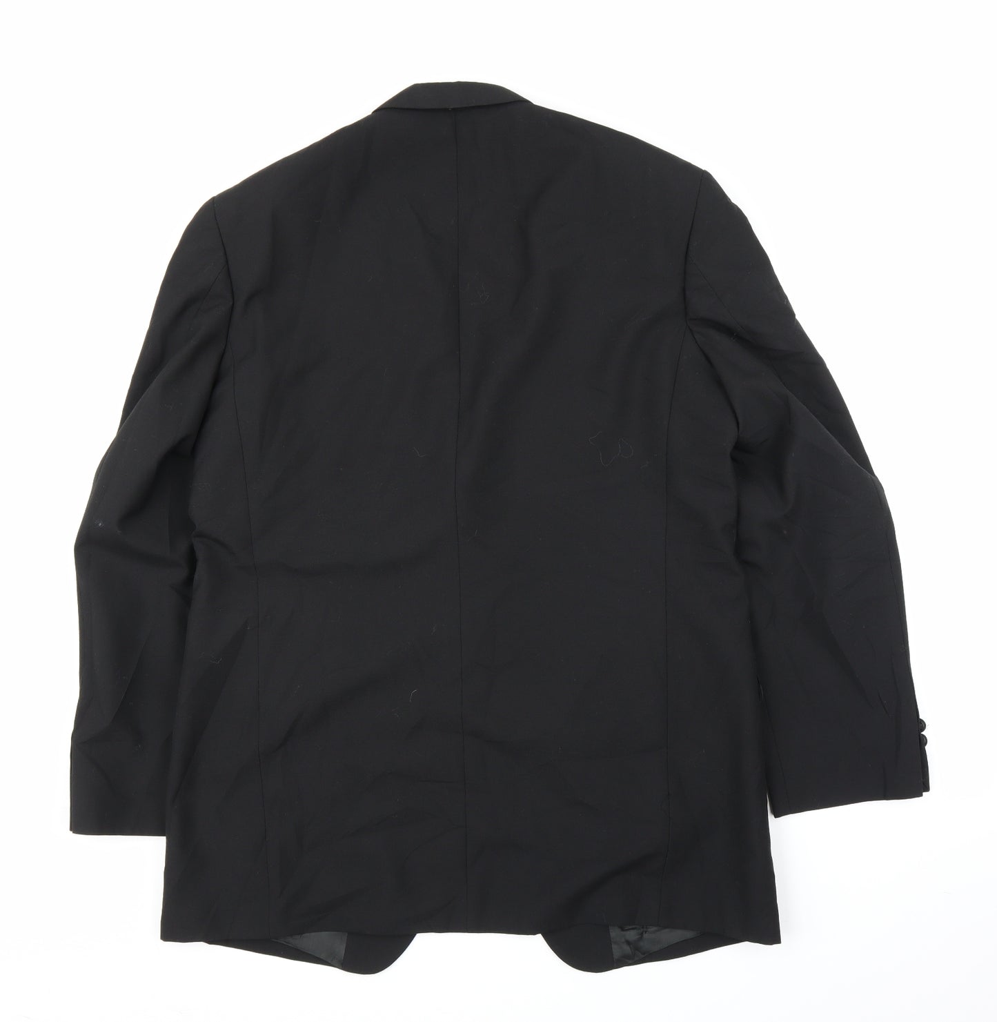 Preworn Mens Black   Jacket Suit Jacket Size 42