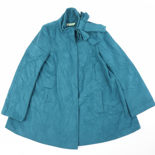 Miss Behave Womens Blue   Pea Coat Coat Size 12