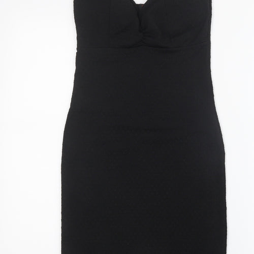 Kiah Womens Black   Shirt Dress  Size 10