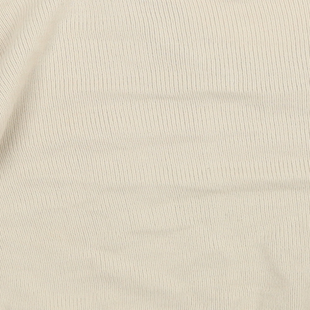 I SAW IT FIRST Womens Beige  Knit Pullover Jumper Size M