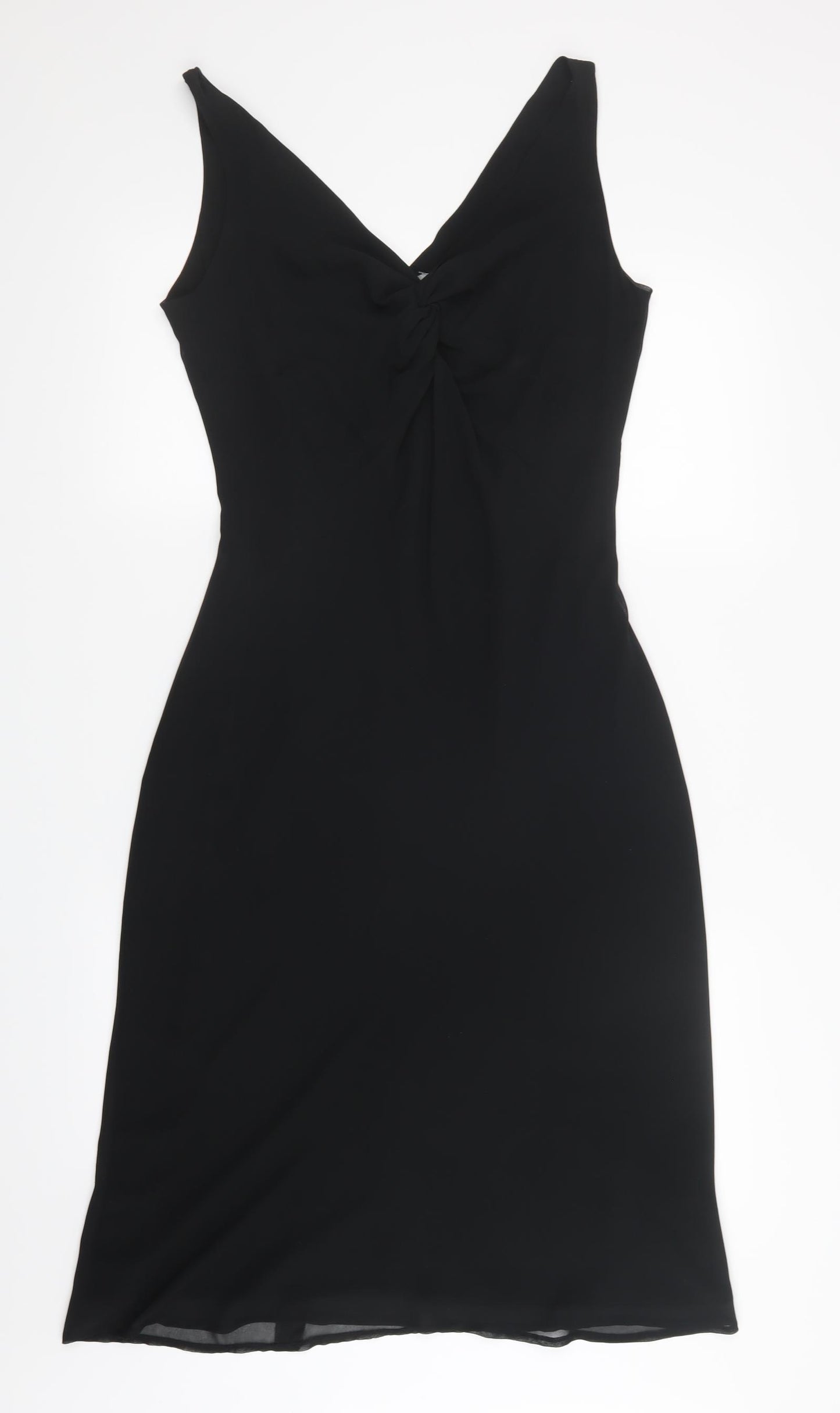 Marks and Spencer Womens Black  Mesh Shirt Dress  Size 12