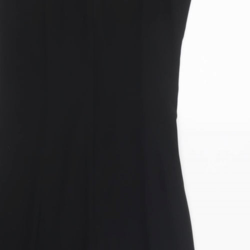 Marks and Spencer Womens Black  Mesh Shirt Dress  Size 12
