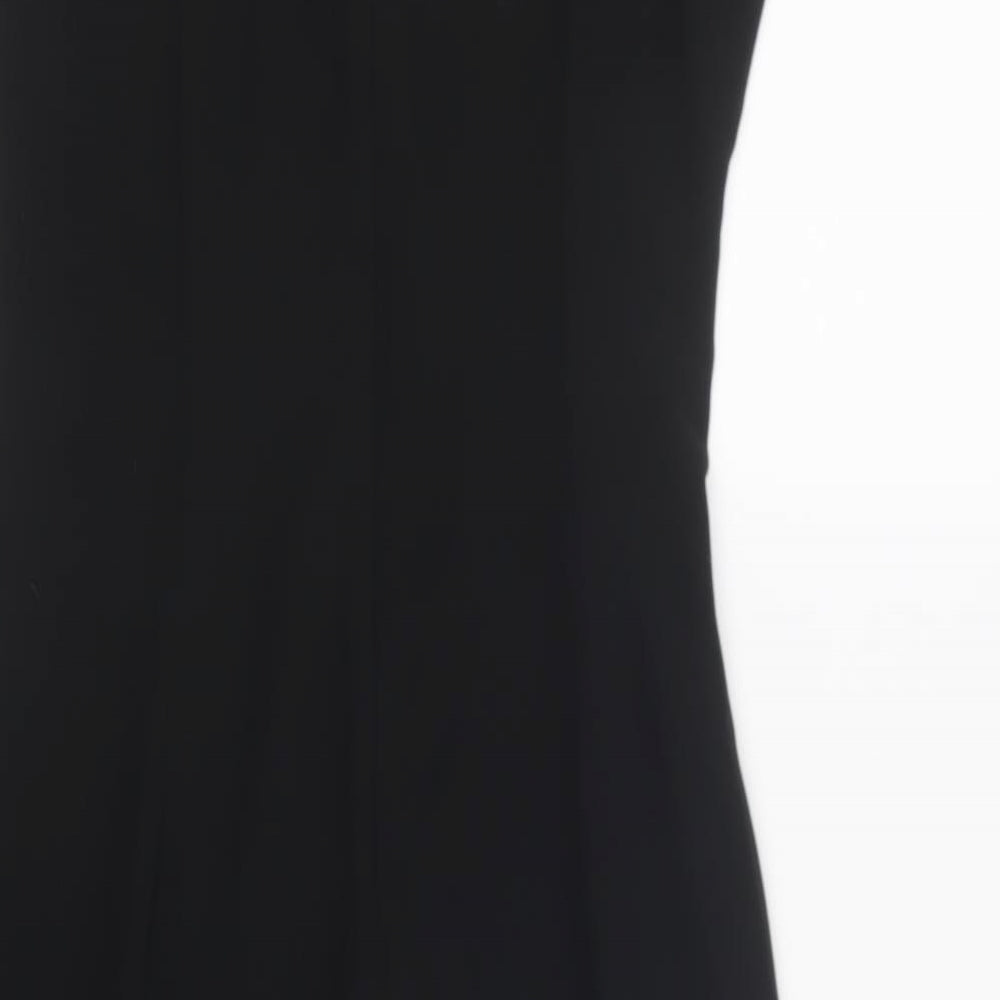 Marks and Spencer Womens Black  Mesh Shirt Dress  Size 12
