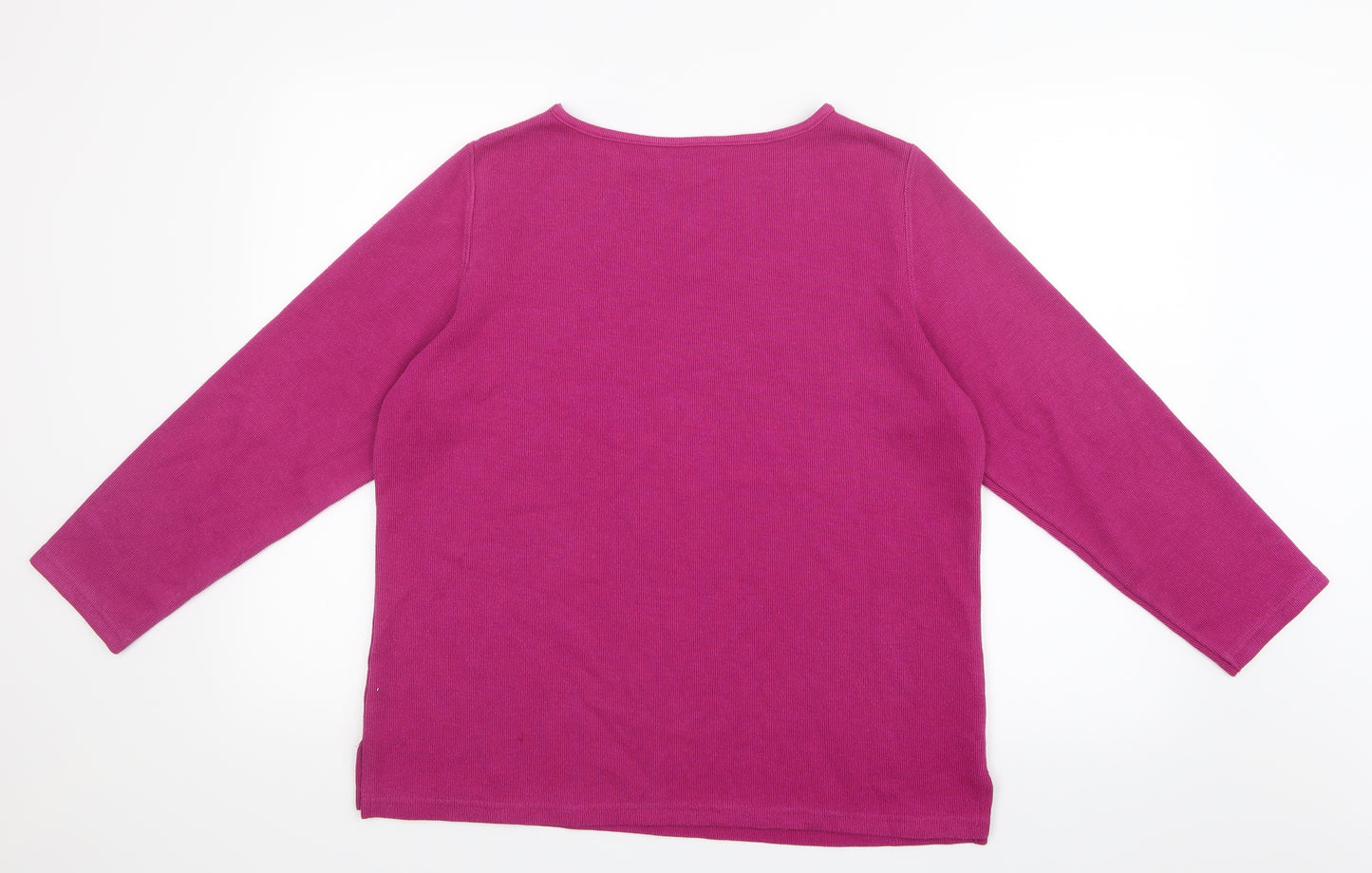 Bm Casual Womens Pink  Knit Pullover Jumper Size M