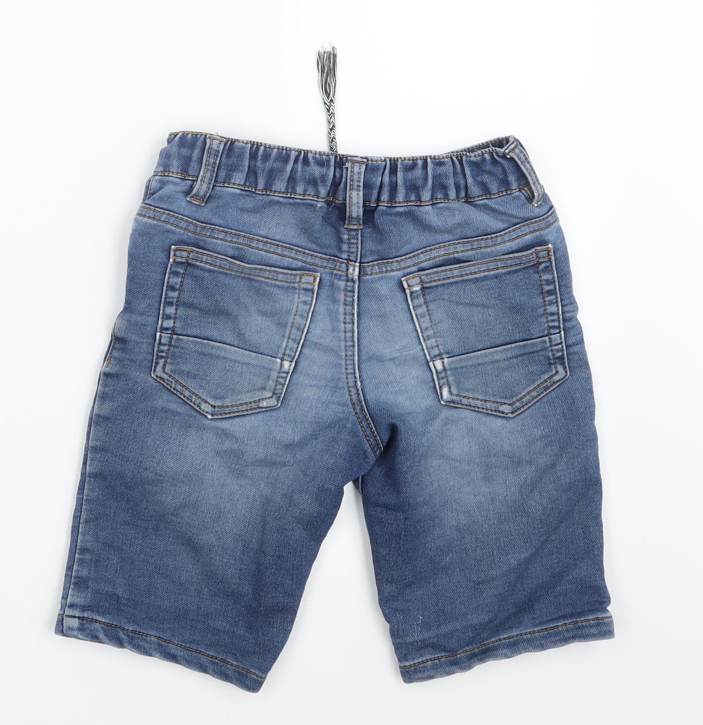 Blue Zoo Boys Blue  Denim Cargo Shorts Size 7 Years