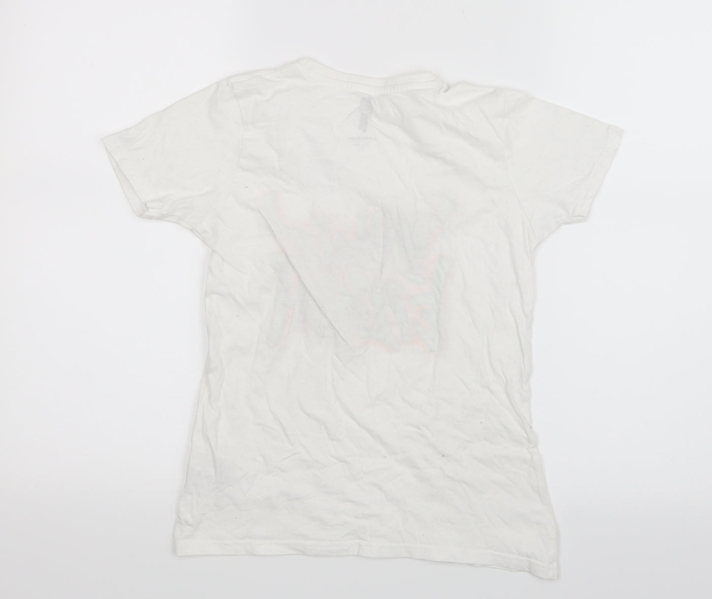 Primark Girls White   Basic T-Shirt Size 9-10 Years  - Billie Eilish