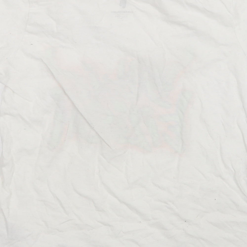 Primark Girls White   Basic T-Shirt Size 9-10 Years  - Billie Eilish
