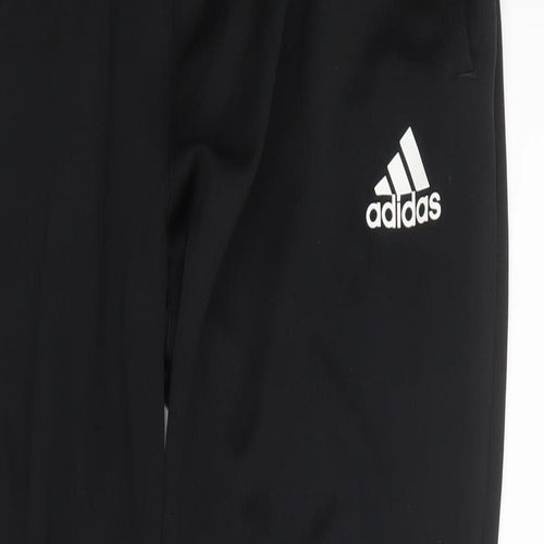 adidas Mens Black   Track Pants Trousers Size L L29 in