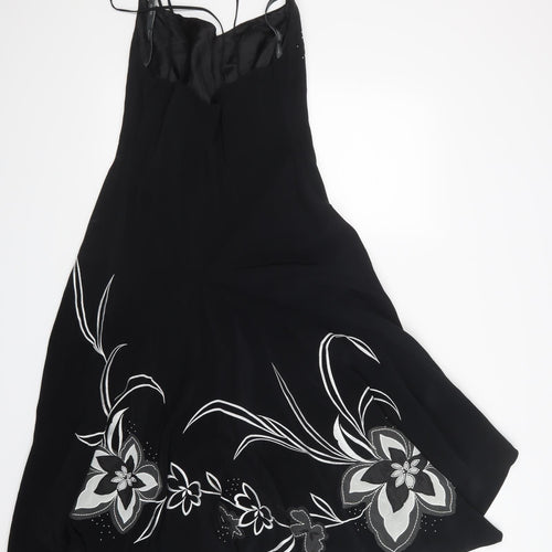 Debenhams Womens Black   Shirt Dress  Size 12