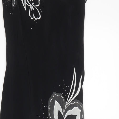 Debenhams Womens Black   Shirt Dress  Size 12