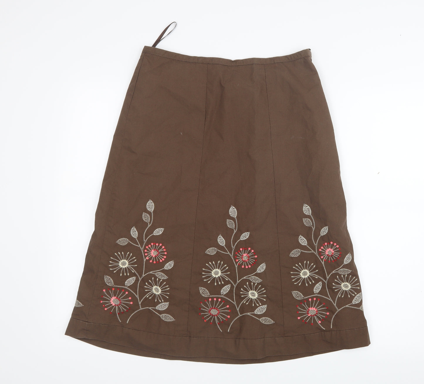 NEXT Womens Brown   A-Line Skirt Size 8