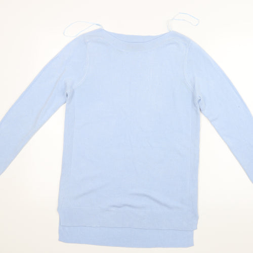 F&F Womens Blue  Knit Pullover Jumper Size 12