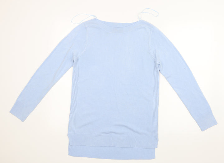 F&F Womens Blue  Knit Pullover Jumper Size 12
