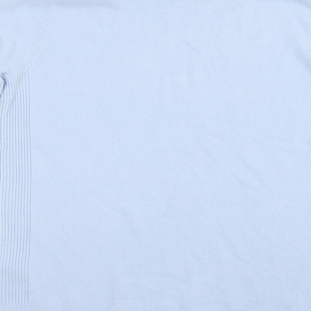 F&F Womens Blue  Knit Pullover Jumper Size 12