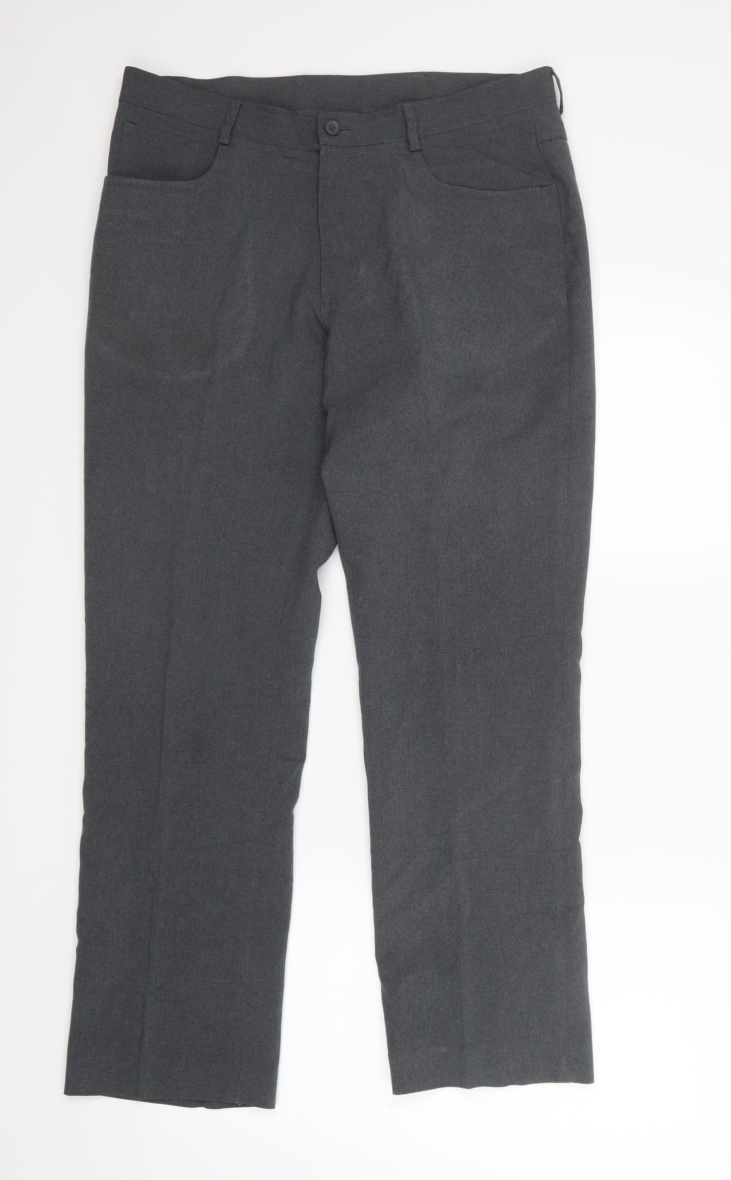 Matalan Mens Grey   Trousers  Size 34 in L29 in