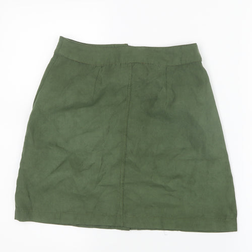 Missguided Womens Green   Mini Skirt Size 6