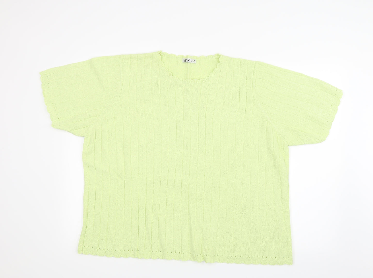 Berkertex Womens Green   Basic T-Shirt Size 22