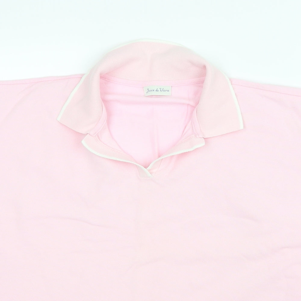 Joie de Vivre Womens Pink   Basic T-Shirt Size XL