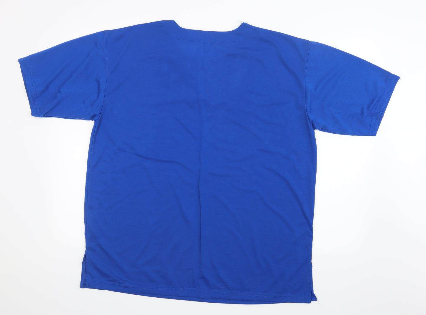 Lucky Womens Blue   Basic T-Shirt Size 2XL