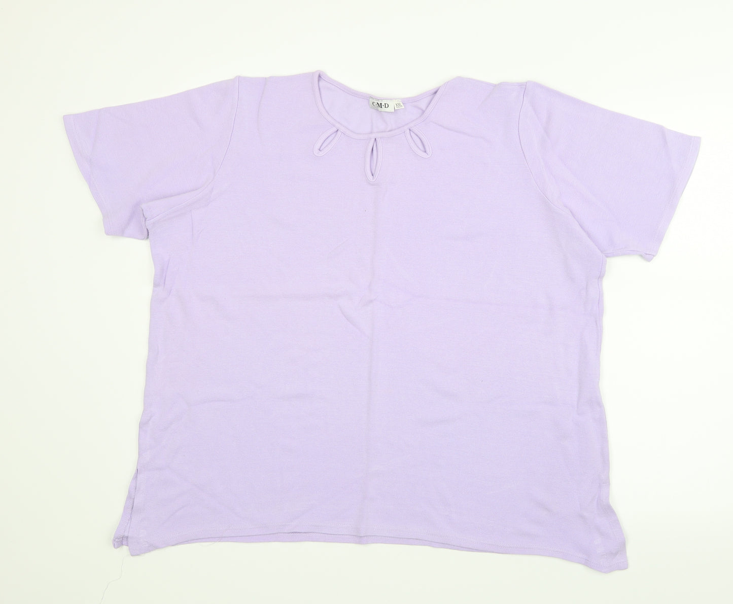 CMD Womens Purple   Basic T-Shirt Size 2XL