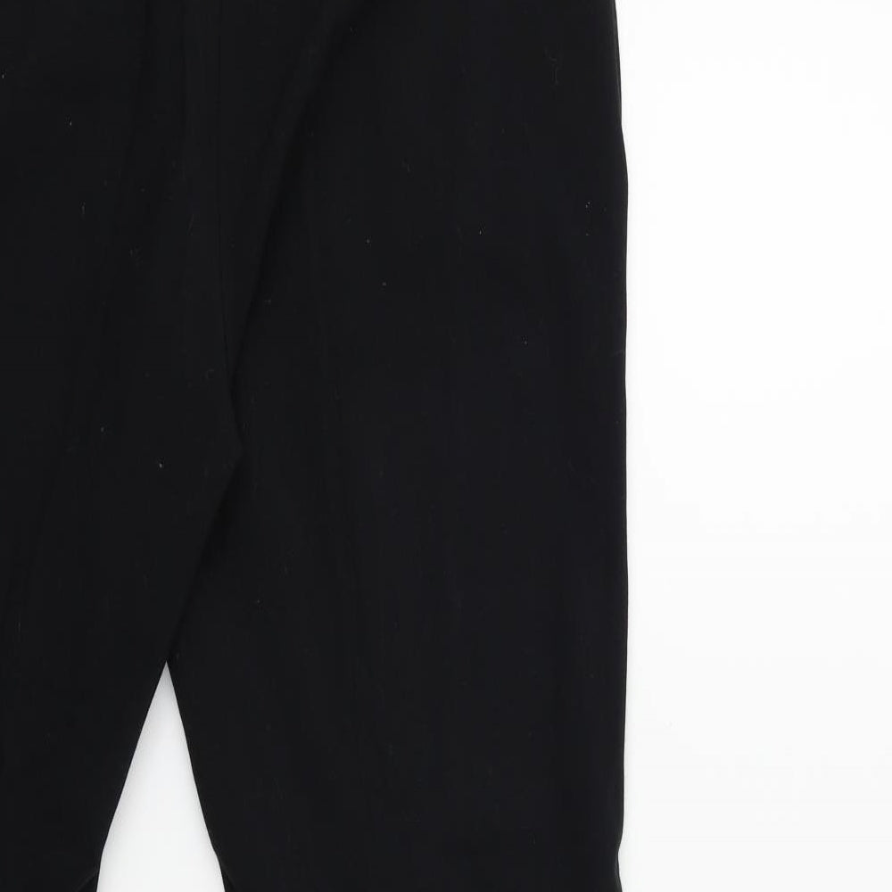 Marks and Spencer Womens Black   Trousers  Size 12 L29 in