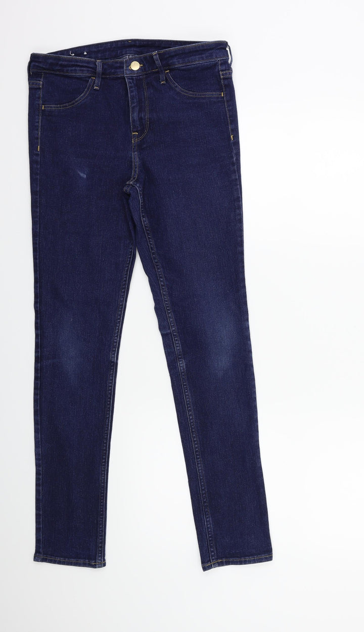 H&M Womens Blue Denim Skinny Jeans Size 29 in L28 in