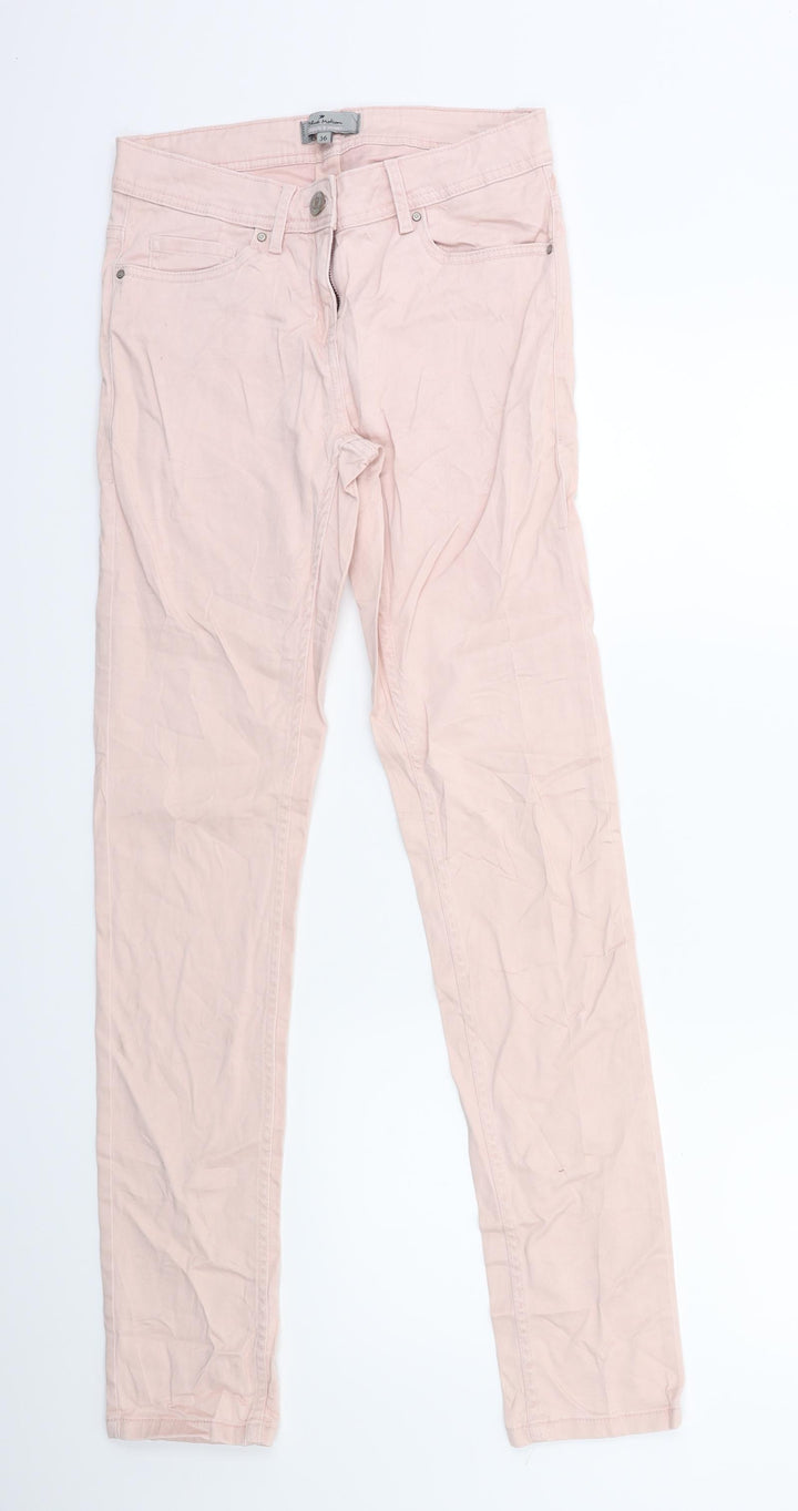 Blue Motion Womens Pink  Denim Skinny Jeans Size 8 L30 in