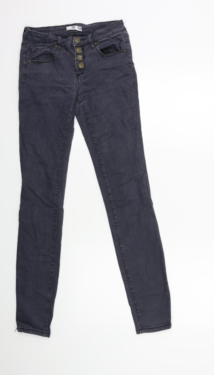 AJC Womens Grey Denim Skinny Jeans Size 24 in L30 in