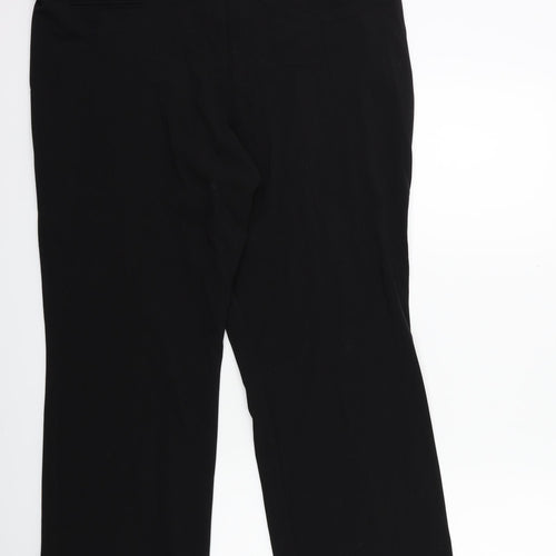 Anya Madsen Womens Black   Trousers  Size 22 L29 in