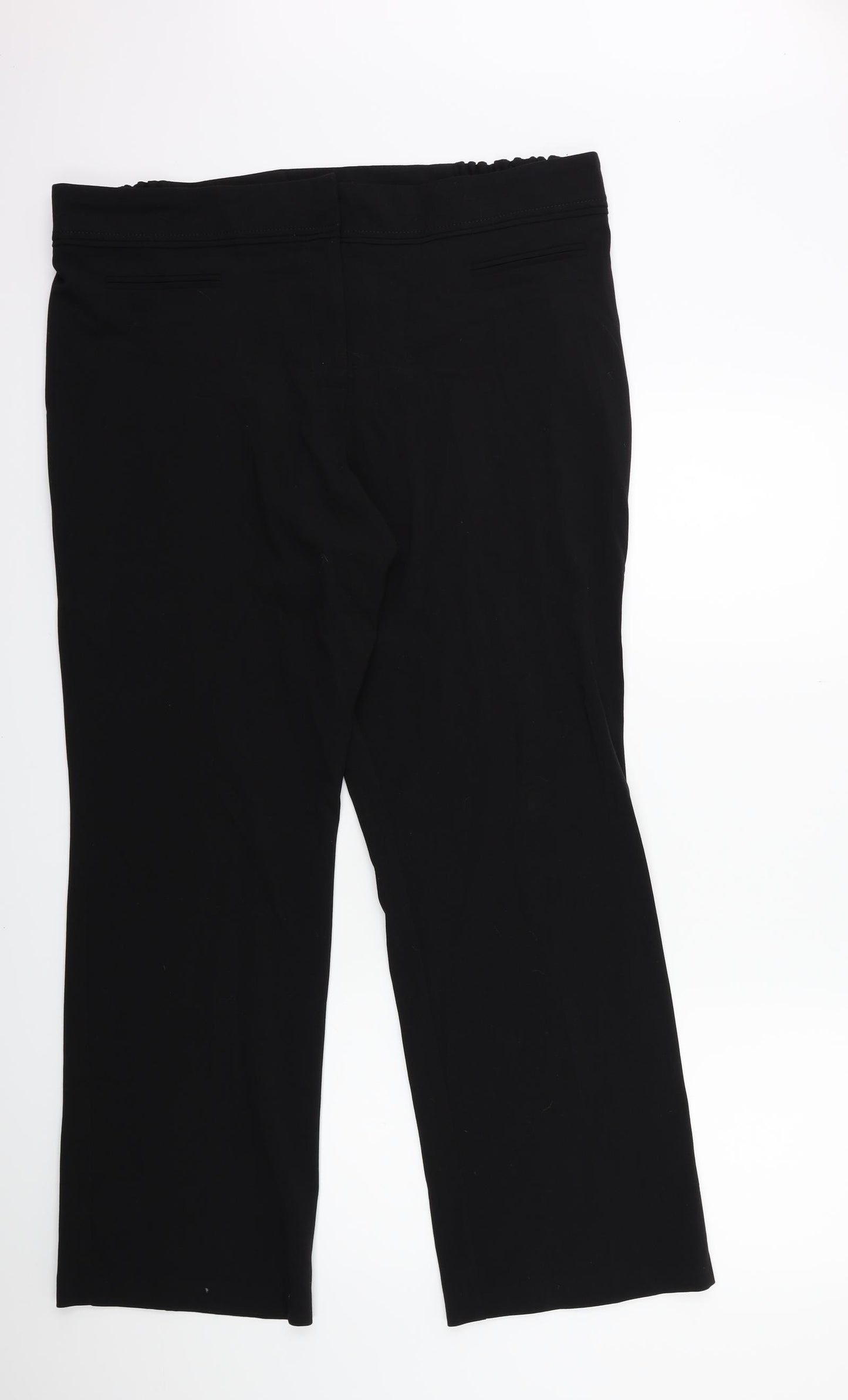 Anya Madsen Womens Black   Trousers  Size 22 L29 in