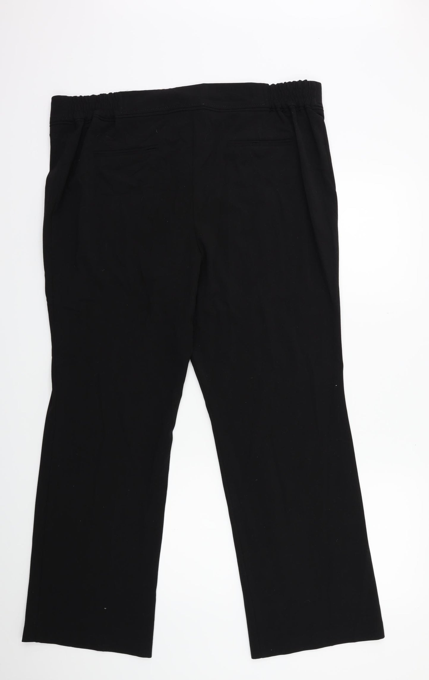 Anya Madsen Womens Black   Trousers  Size 22 L29 in