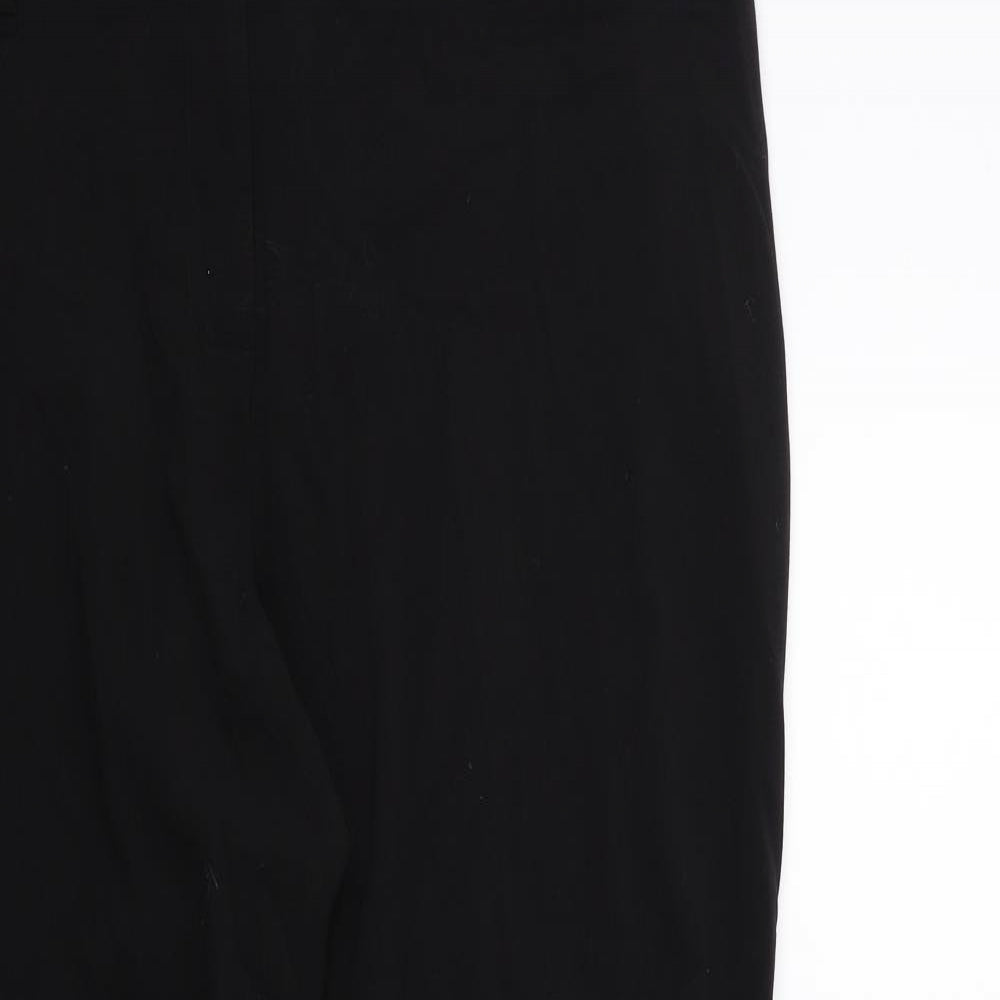Anya Madsen Womens Black   Trousers  Size 22 L29 in