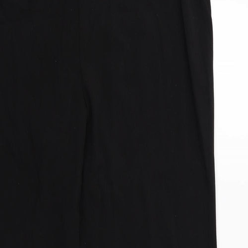 Anya Madsen Womens Black   Trousers  Size 22 L29 in
