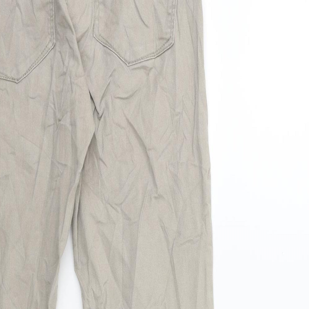 H&M Womens Green  Denim Skinny Jeans Size 10 L30 in