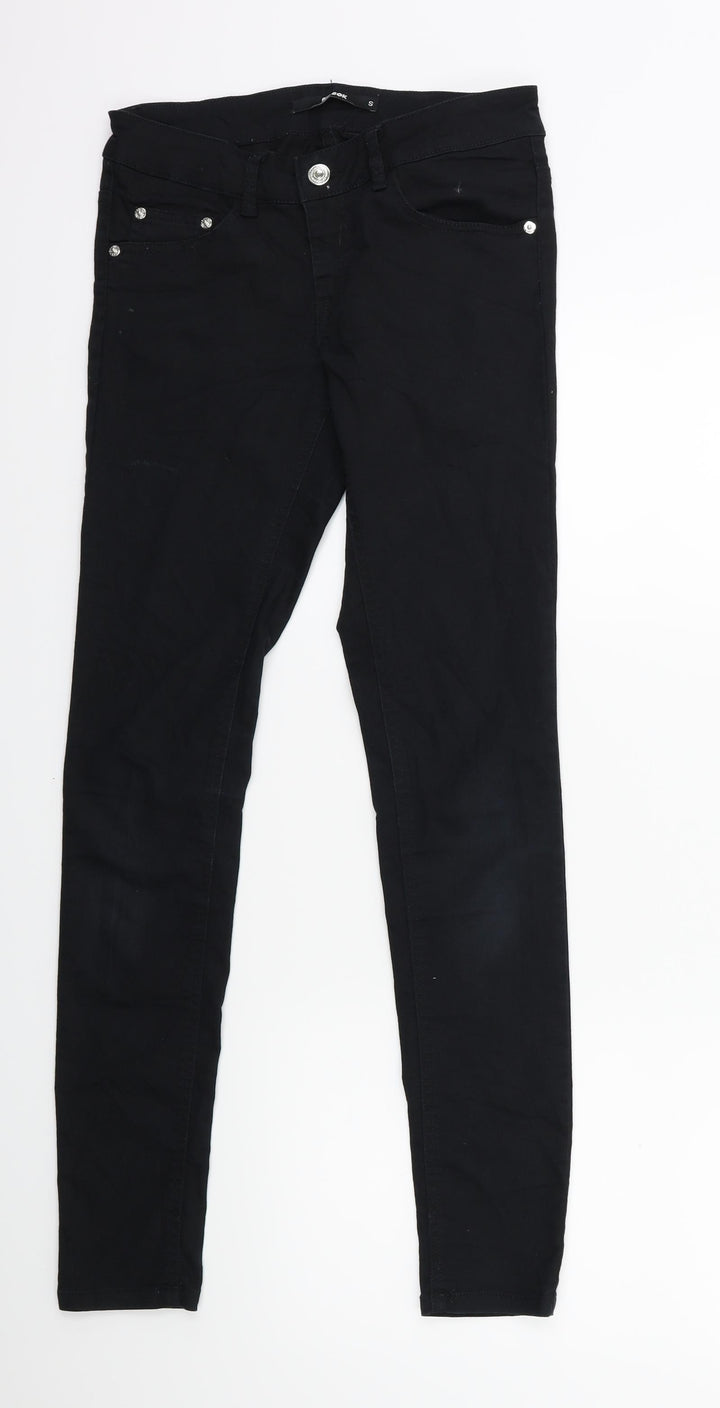 Bik bok Womens Black  Denim Skinny Jeans Size S L29 in