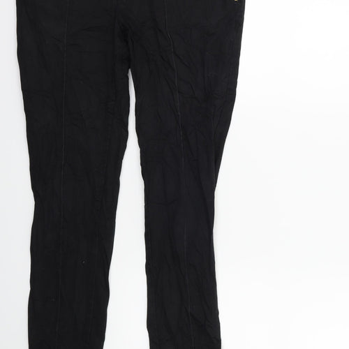 H&M Womens Black   Trousers  Size 10 L26 in