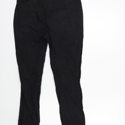 H&M Womens Black   Trousers  Size 10 L26 in