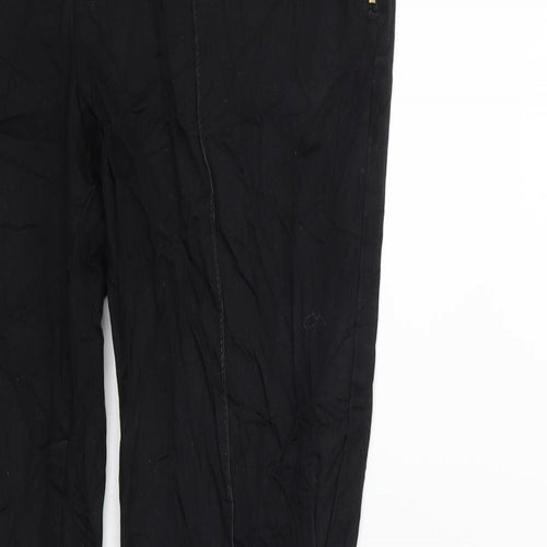 H&M Womens Black   Trousers  Size 10 L26 in