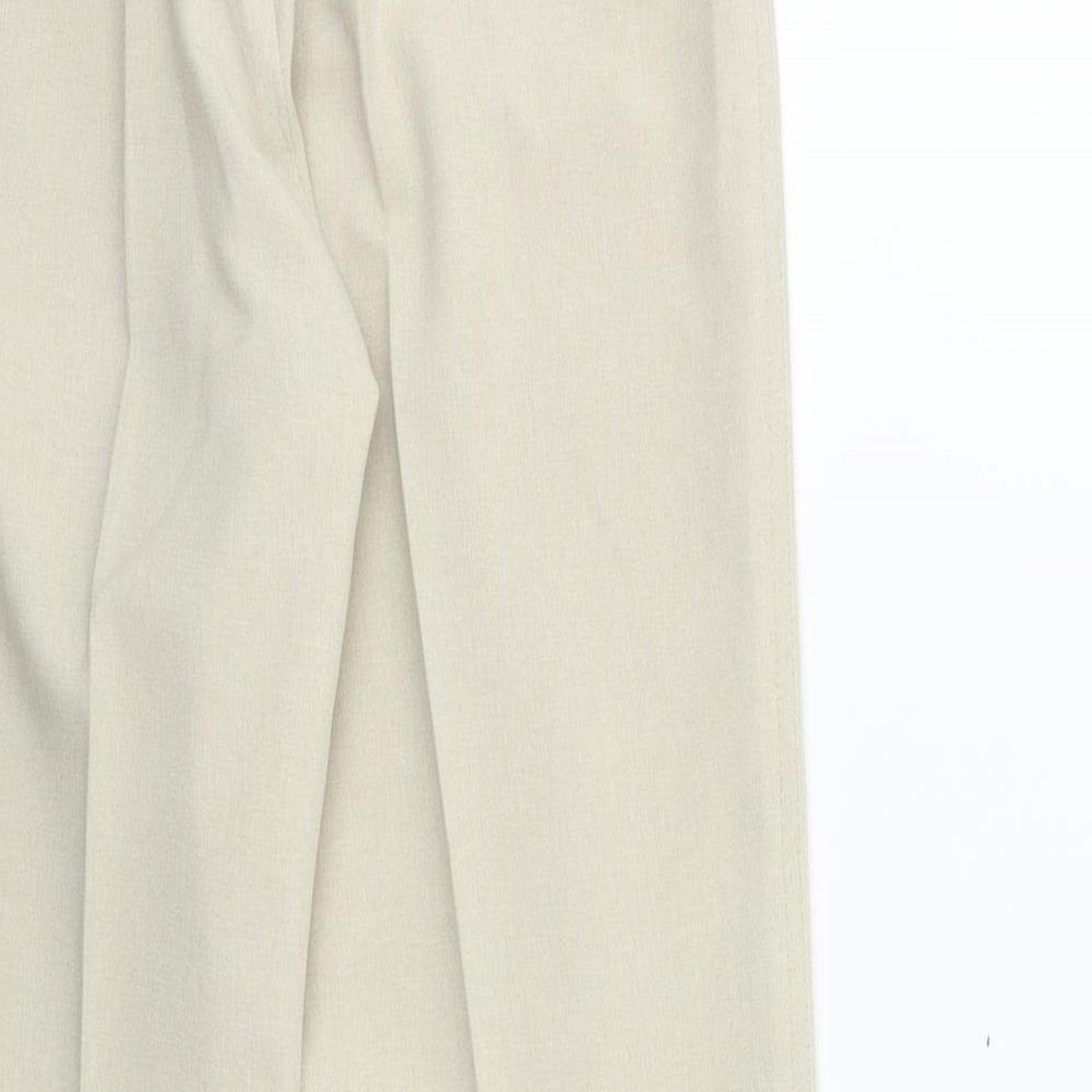 Topshop Womens Beige   Trousers  Size 10 L26 in