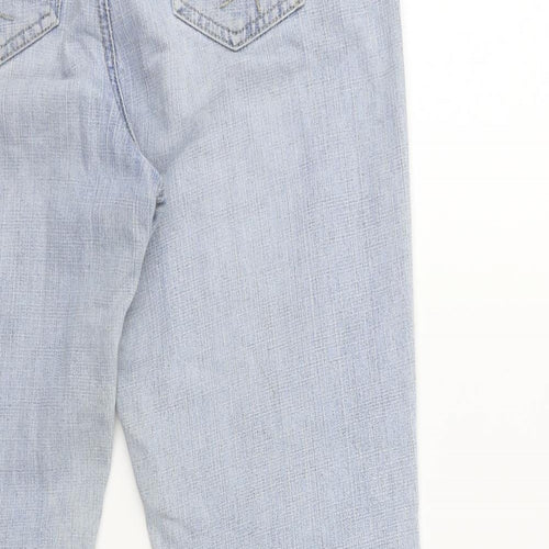 BHS Womens Blue  Denim Straight Jeans Size 14 L28 in