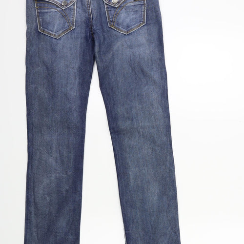 Killah Womens Blue  Denim Straight Jeans Size 26 in L30 in