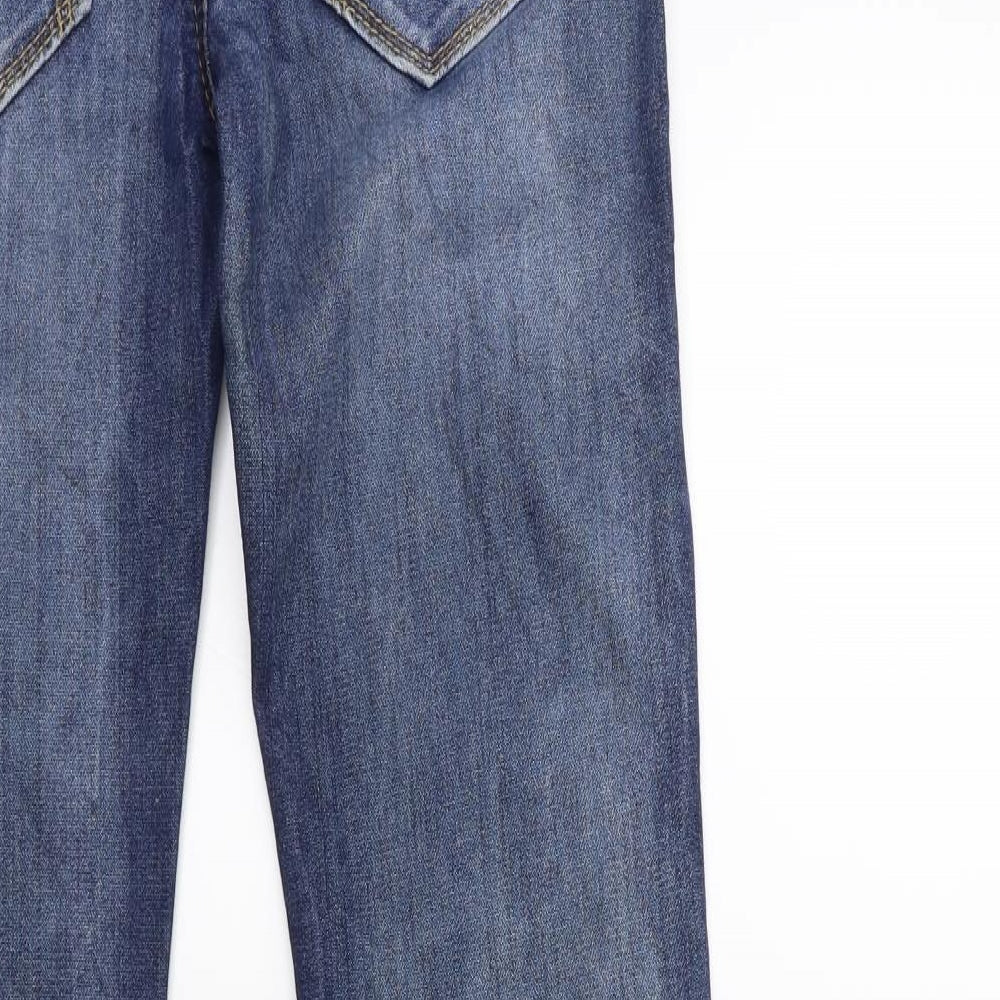 Killah Womens Blue  Denim Straight Jeans Size 26 in L30 in