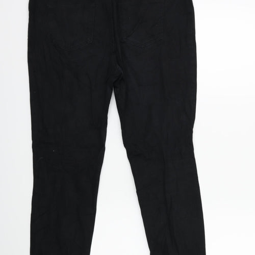 Preworn Womens Black  Denim Jegging Jeans Size 12 L27 in