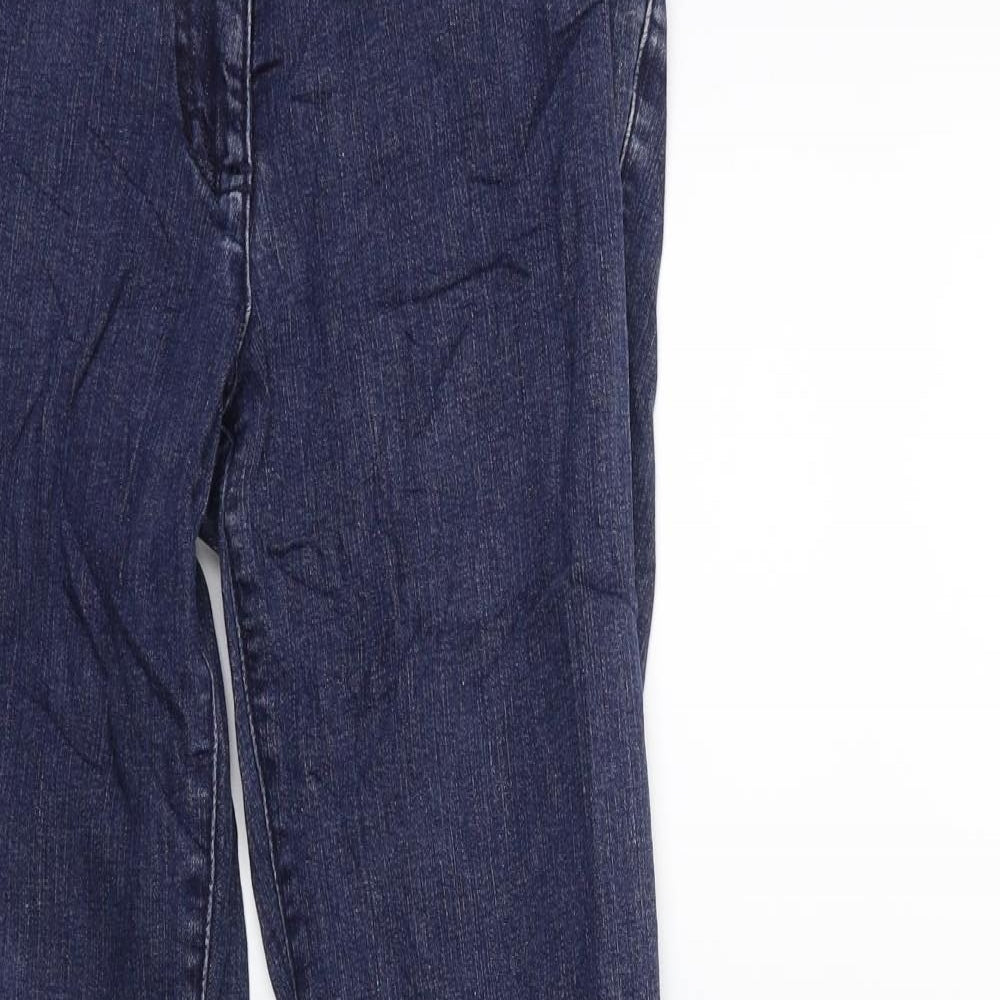 Cheer Womens Blue  Denim Straight Jeans Size 8 L28 in